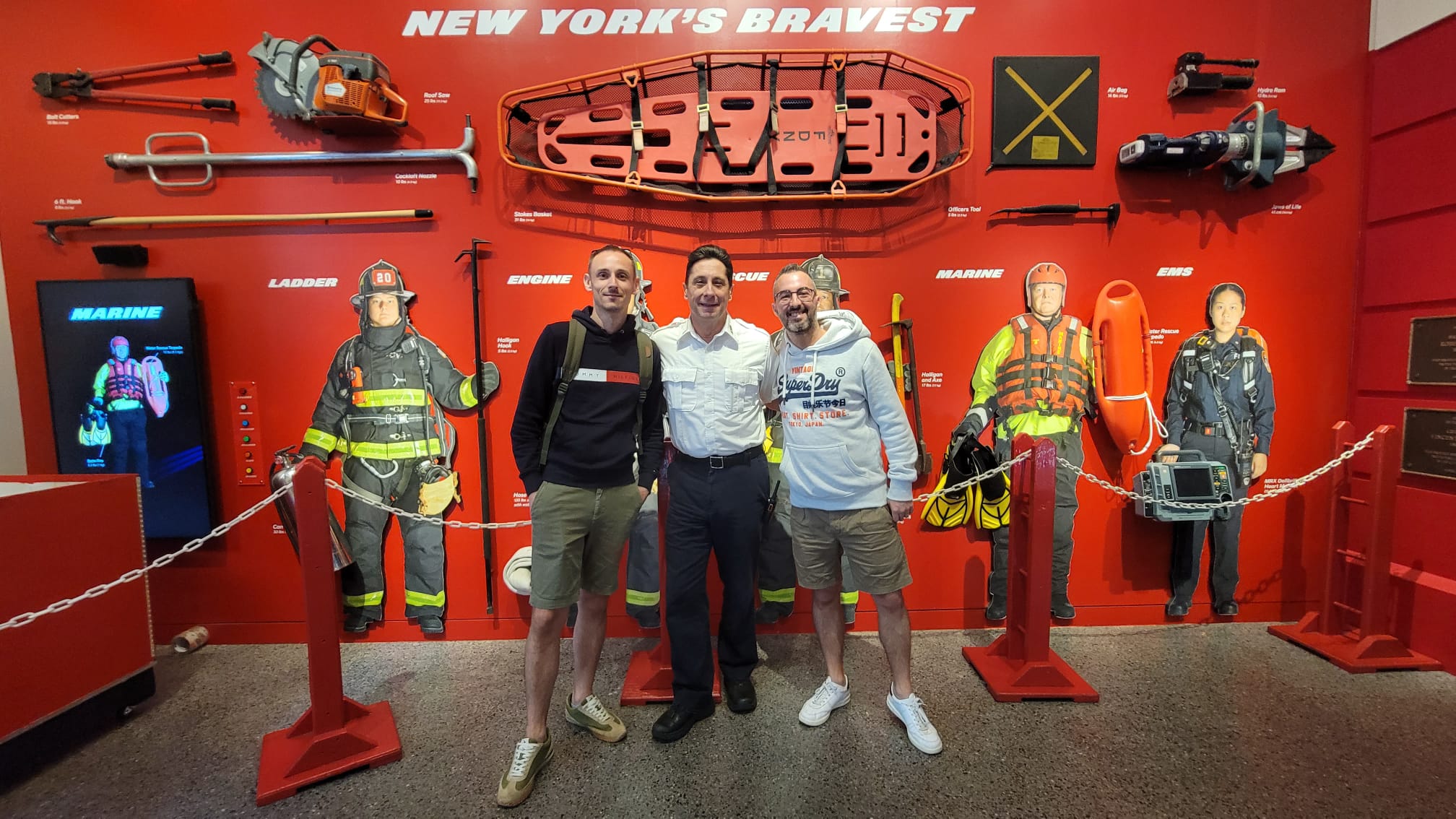 pompier New York visite guide en français